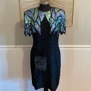 Sequined Dress with Matching Purse - Ladies Size Medium - Vintage